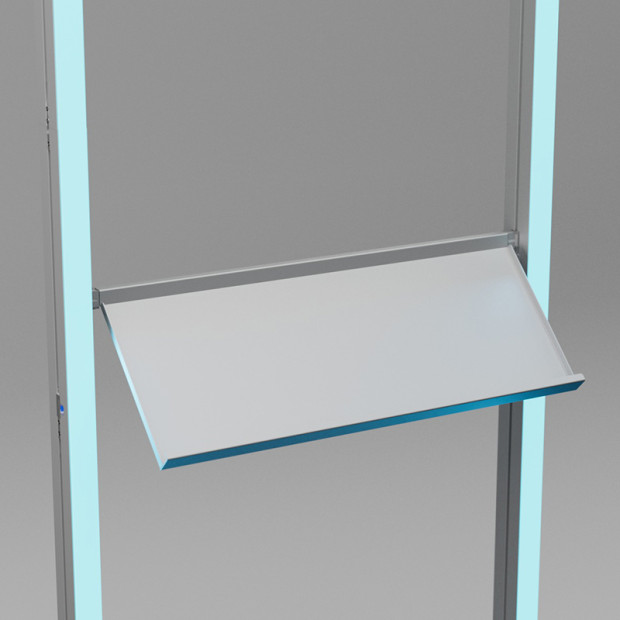 LINEUP 角度付き製品棚